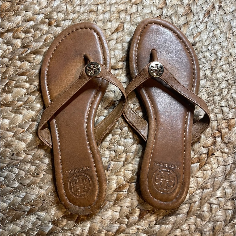 🔥TORY BURCH BROWN SANDAL 5